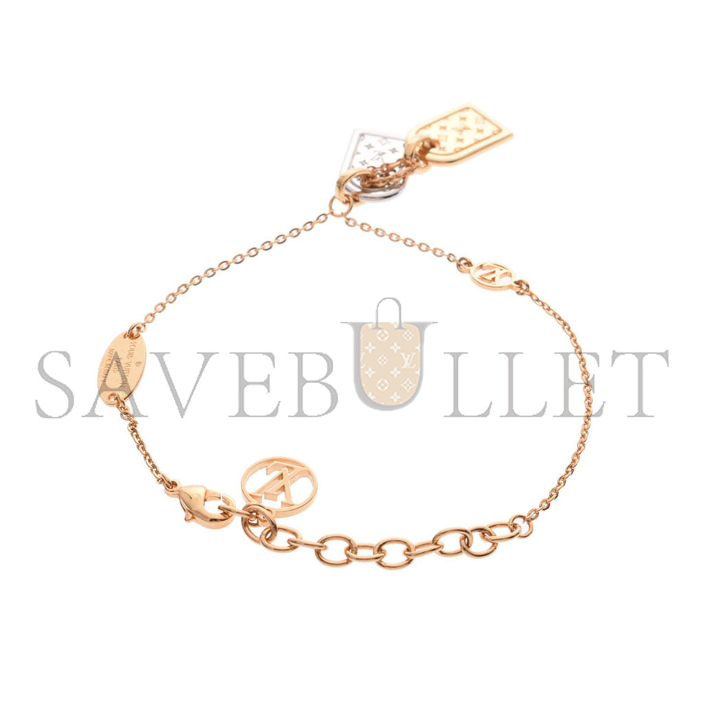 LOUIS VUITTON BRACELET NANOGRAM LV CIRCLE MONOGRAM M63142